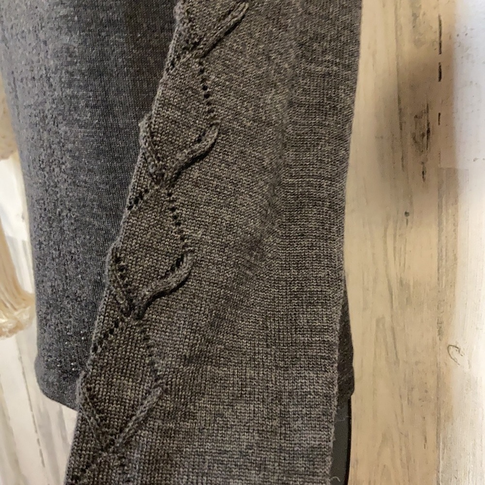 Hardy Amies Collection Gray Mock-neck Sweater Academia - Picture 4 of 11
